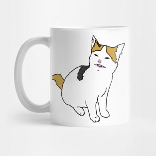 Cat no like banana Mug